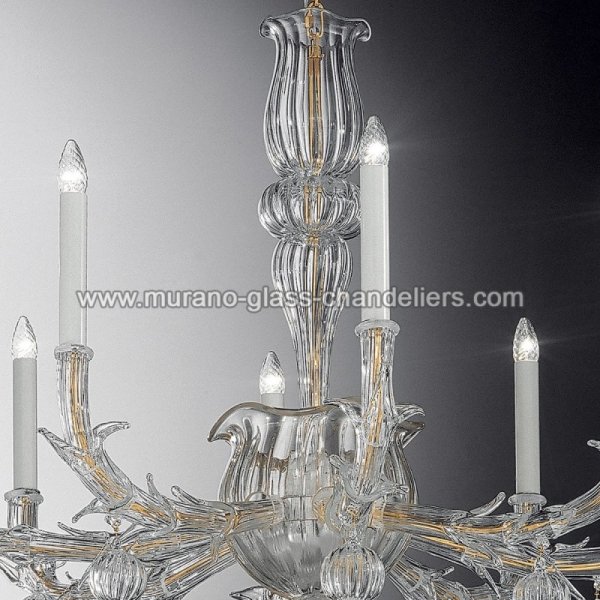 MURANO GLASS CHANDELIERSۥꥢͥ󥬥饹ǥꥢ8RAGNOסW1050H1100mm