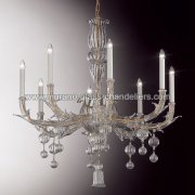 MURANO GLASS CHANDELIERSۥꥢͥ󥬥饹ǥꥢ8RAGNOסW1050H1100mm