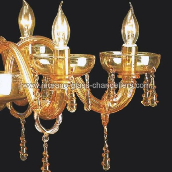 MURANO GLASS CHANDELIERSۥꥢͥ󥬥饹ǥꥢ8RAMONסW900H1000mm