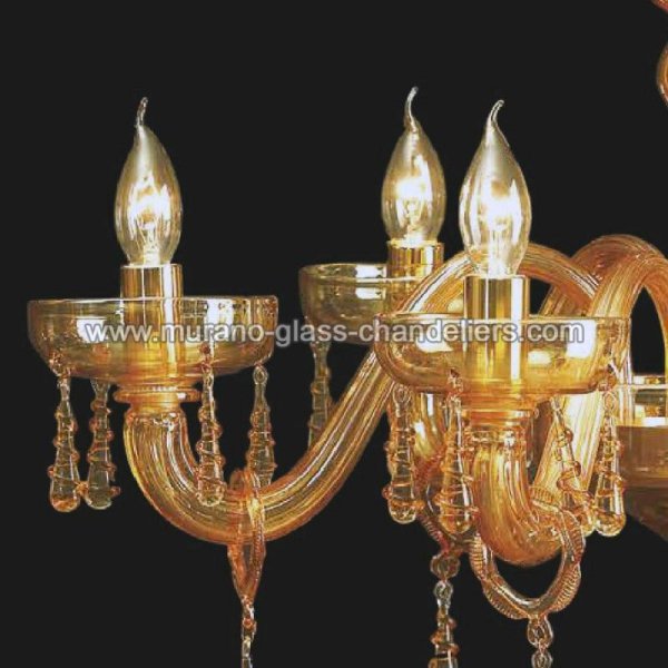 MURANO GLASS CHANDELIERSۥꥢͥ󥬥饹ǥꥢ8RAMONסW900H1000mm