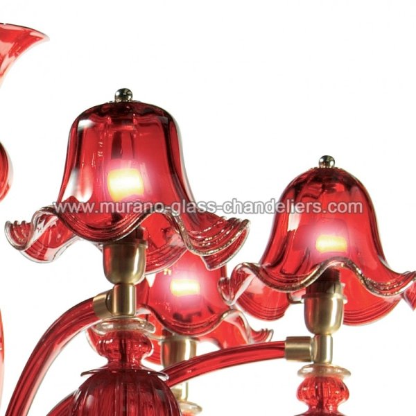 MURANO GLASS CHANDELIERSۥꥢͥ󥬥饹ǥꥢ6RAVENNAסW910H600mm