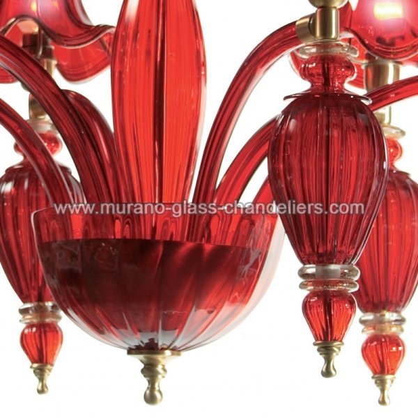 MURANO GLASS CHANDELIERSۥꥢͥ󥬥饹ǥꥢ6RAVENNAסW910H600mm