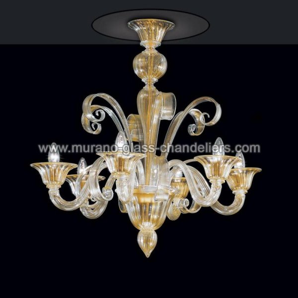 MURANO GLASS CHANDELIERSۥꥢͥ󥬥饹ǥꥢ6RODRIGOסW760H700mm