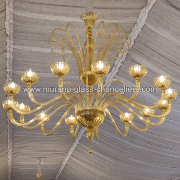 MURANO GLASS CHANDELIERSۥꥢͥ󥬥饹ǥꥢ15SINFONIAסW1600H1300mm