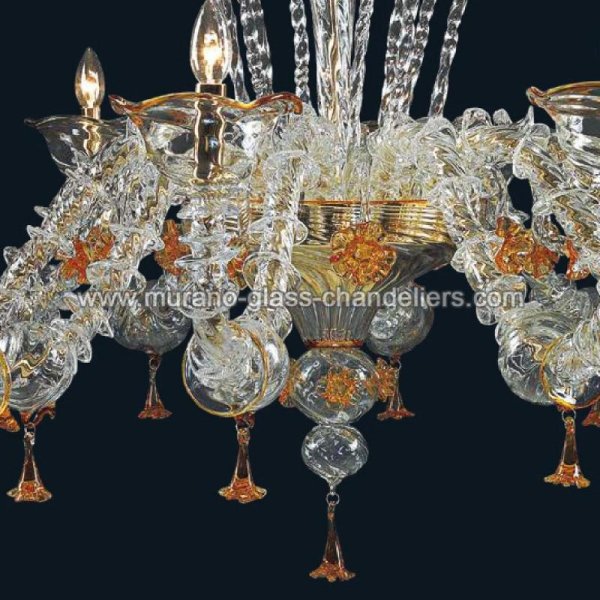 MURANO GLASS CHANDELIERSۥꥢͥ󥬥饹ǥꥢ12SKYLAHסW1300H1050mm