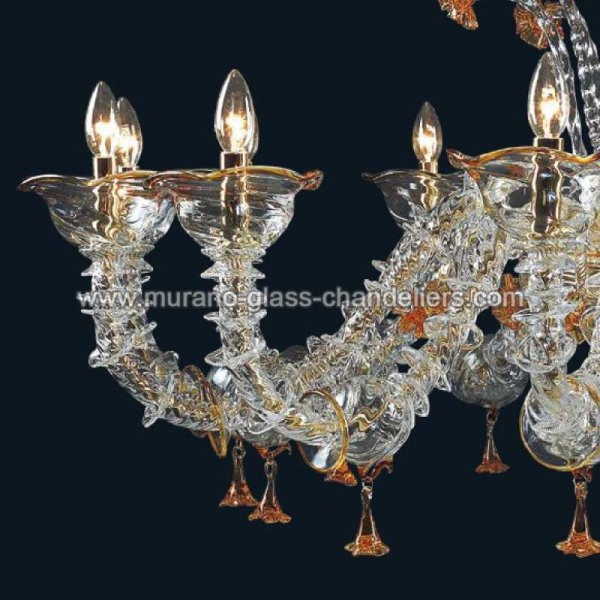 MURANO GLASS CHANDELIERSۥꥢͥ󥬥饹ǥꥢ12SKYLAHסW1300H1050mm