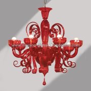 【MURANO GLASS CHANDELIERS】イタリア・ヴェネチアンガラスシャンデリア8灯「SOGNO」（W780×H840mm）<img class='new_mark_img2' src='https://img.shop-pro.jp/img/new/icons1.gif' style='border:none;display:inline;margin:0px;padding:0px;width:auto;' />