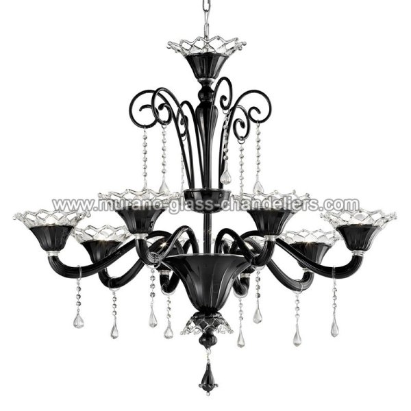 MURANO GLASS CHANDELIERSۥꥢͥ󥬥饹ǥꥢ8SOLENNEסW1150H1050mm