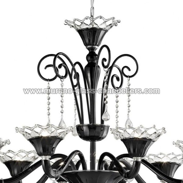 MURANO GLASS CHANDELIERSۥꥢͥ󥬥饹ǥꥢ8SOLENNEסW1150H1050mm