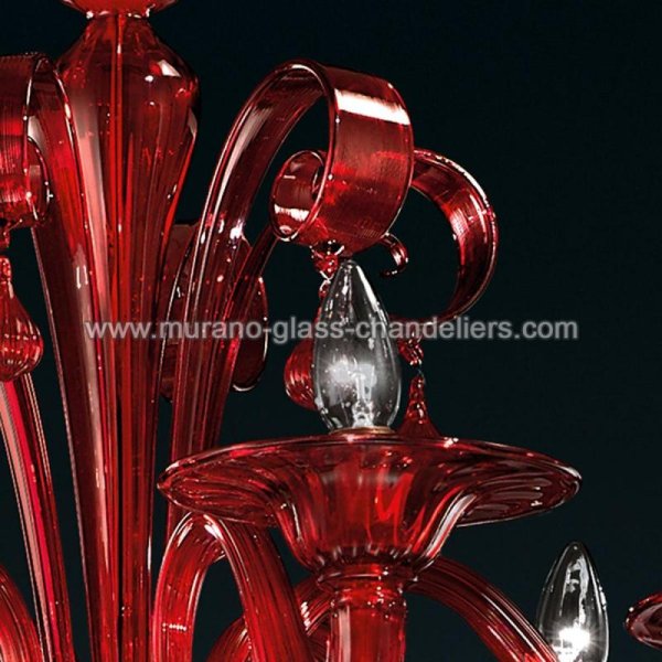 MURANO GLASS CHANDELIERSۥꥢͥ󥬥饹ǥꥢ6STIGEסW760H720mm