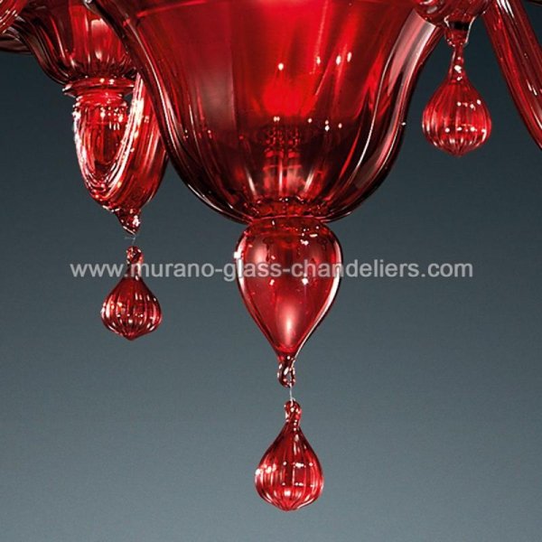 MURANO GLASS CHANDELIERSۥꥢͥ󥬥饹ǥꥢ6STIGEסW760H720mm