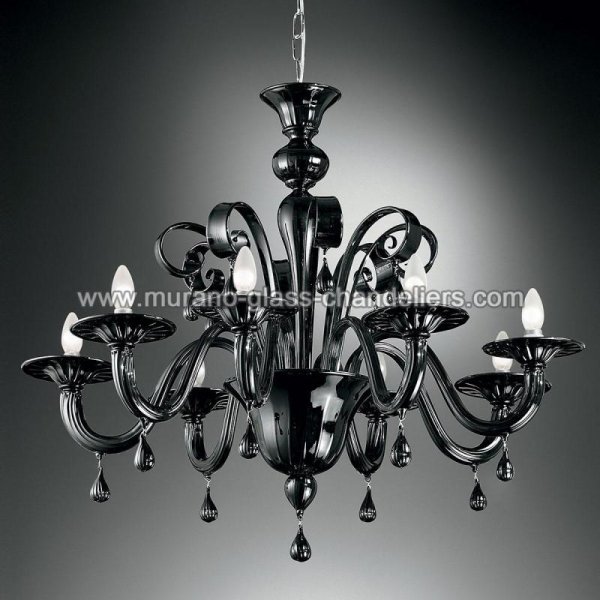 MURANO GLASS CHANDELIERSۥꥢͥ󥬥饹ǥꥢ8STIGEסW920H760mm