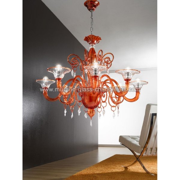 MURANO GLASS CHANDELIERSۥꥢͥ󥬥饹ǥꥢ8TARICסW940H740mm