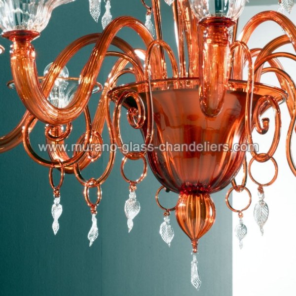 MURANO GLASS CHANDELIERSۥꥢͥ󥬥饹ǥꥢ8TARICסW940H740mm