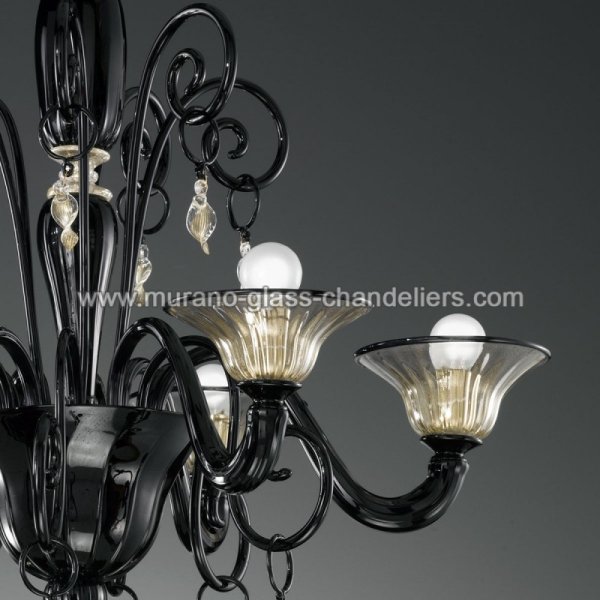 MURANO GLASS CHANDELIERSۥꥢͥ󥬥饹ǥꥢ6TARICסW740H700mm