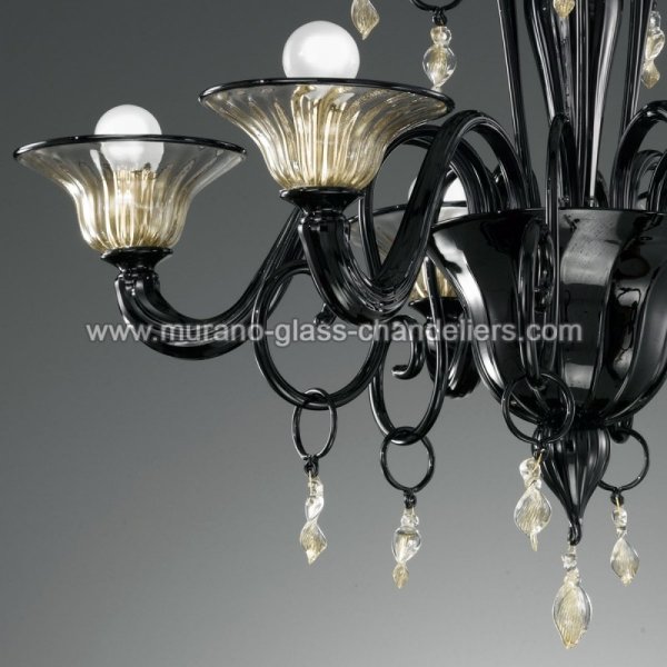 MURANO GLASS CHANDELIERSۥꥢͥ󥬥饹ǥꥢ6TARICסW740H700mm