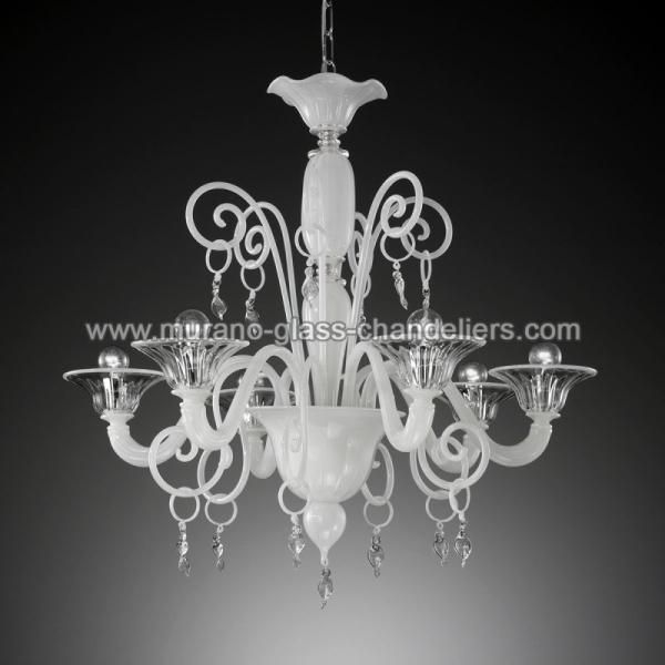 MURANO GLASS CHANDELIERSۥꥢͥ󥬥饹ǥꥢ6TARICסW740H700mm