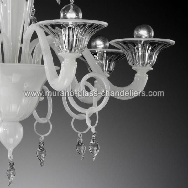 MURANO GLASS CHANDELIERSۥꥢͥ󥬥饹ǥꥢ6TARICסW740H700mm