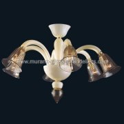 【MURANO GLASS CHANDELIERS】イタリア・ヴェネチアンガラスシャンデリア6灯「TERRY」（W900×H520mm）<img class='new_mark_img2' src='https://img.shop-pro.jp/img/new/icons1.gif' style='border:none;display:inline;margin:0px;padding:0px;width:auto;' />