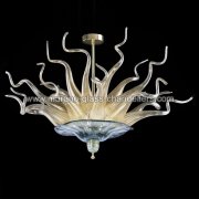 【MURANO GLASS CHANDELIERS】イタリア・ヴェネチアンガラスシャンデリア6灯「APOLLONIA」（W600×H600mm）<img class='new_mark_img2' src='https://img.shop-pro.jp/img/new/icons1.gif' style='border:none;display:inline;margin:0px;padding:0px;width:auto;' />