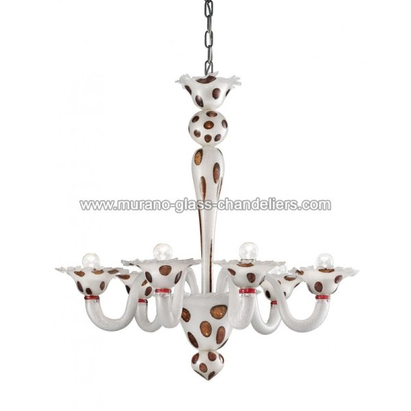 MURANO GLASS CHANDELIERSۥꥢͥ󥬥饹ǥꥢ6DALMATAסW850H700mm