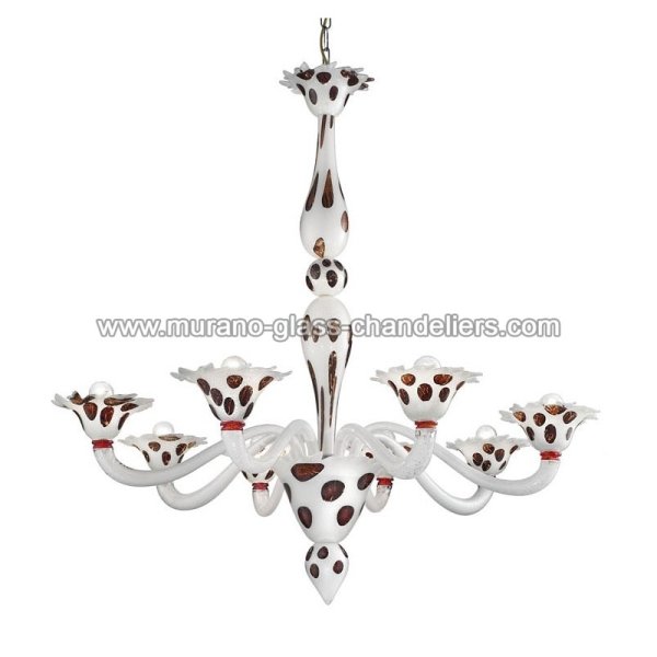 MURANO GLASS CHANDELIERSۥꥢͥ󥬥饹ǥꥢ8DALMATAסW1000H950mm