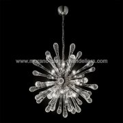 【MURANO GLASS CHANDELIERS】イタリア・ヴェネチアンガラスシャンデリア9灯「DIONE」（W760×H760mm）