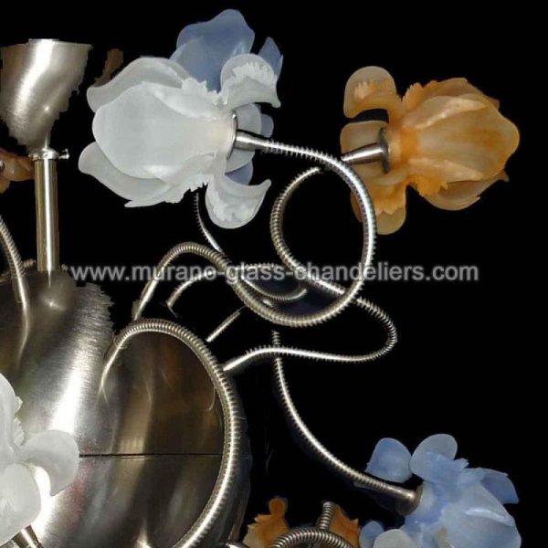 MURANO GLASS CHANDELIERSۥꥢͥ󥬥饹ǥꥢ16FIORI DI SETAסW800H800mm