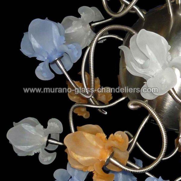 MURANO GLASS CHANDELIERSۥꥢͥ󥬥饹ǥꥢ16FIORI DI SETAסW800H800mm