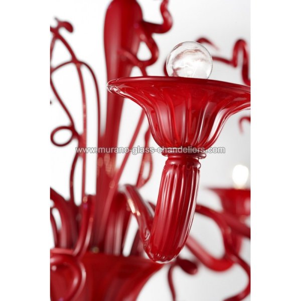 MURANO GLASS CHANDELIERSۥꥢͥ󥬥饹ǥꥢ6FOSCARIסW1040H820mm