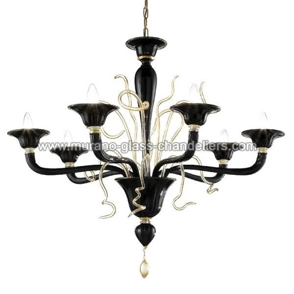 MURANO GLASS CHANDELIERSۥꥢͥ󥬥饹ǥꥢ6FOSCARIסW1040H820mm