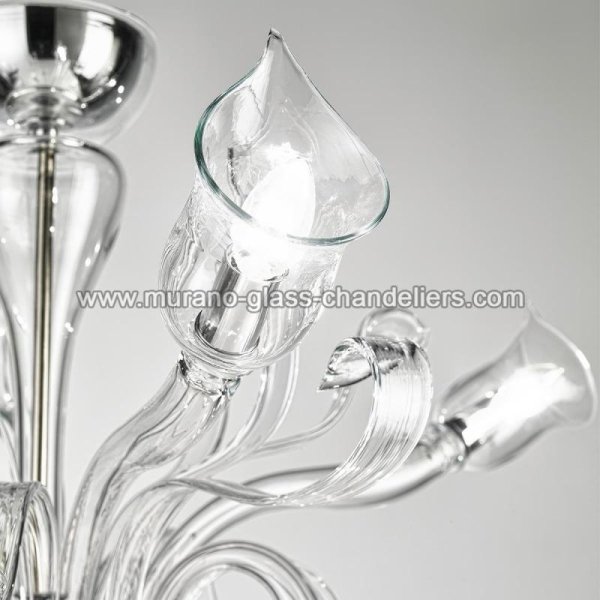 MURANO GLASS CHANDELIERSۥꥢͥ󥬥饹ǥꥢ8GIGLIOLAסW900H650mm