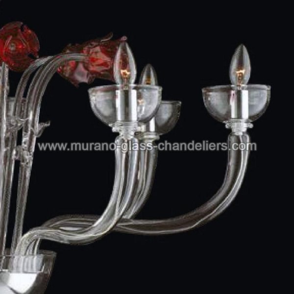 MURANO GLASS CHANDELIERSۥꥢͥ󥬥饹ǥꥢ8INGRIDסW850H850mm