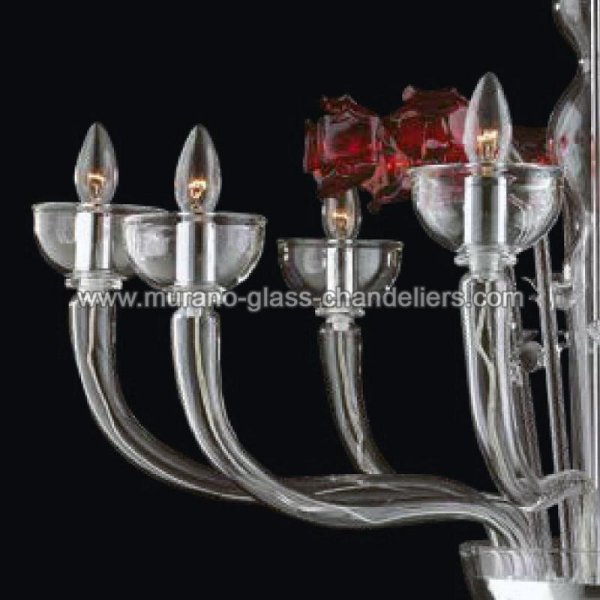 MURANO GLASS CHANDELIERSۥꥢͥ󥬥饹ǥꥢ8INGRIDסW850H850mm