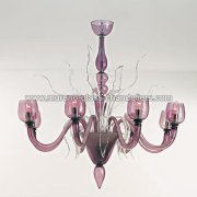 【MURANO GLASS CHANDELIERS】イタリア・ヴェネチアンガラスシャンデリア8灯「LADONNA」（W1000×H1000mm）<img class='new_mark_img2' src='https://img.shop-pro.jp/img/new/icons1.gif' style='border:none;display:inline;margin:0px;padding:0px;width:auto;' />