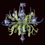 【MURANO GLASS CHANDELIERS】イタリア・ヴェネチアンガラスシャンデリア6灯「SANTIPPE」（W1180×H1000mm）<img class='new_mark_img2' src='https://img.shop-pro.jp/img/new/icons1.gif' style='border:none;display:inline;margin:0px;padding:0px;width:auto;' />