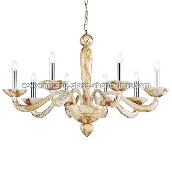 MURANO GLASS CHANDELIERSۥꥢͥ󥬥饹ǥꥢ8SEMPLICEסW900H650mm