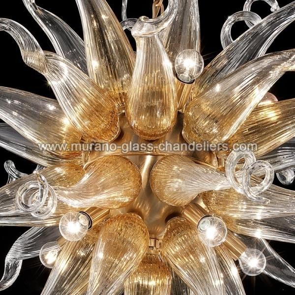 MURANO GLASS CHANDELIERSۥꥢͥ󥬥饹ǥꥢ15SOLAIREסW850H850mm