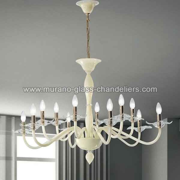 MURANO GLASS CHANDELIERSۥꥢͥ󥬥饹ǥꥢ12ARAGONAסW1100H650mm