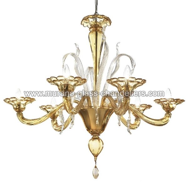 MURANO GLASS CHANDELIERSۥꥢͥ󥬥饹ǥꥢ6COLOMBINAסW900H700mm