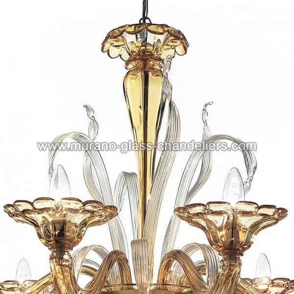 MURANO GLASS CHANDELIERSۥꥢͥ󥬥饹ǥꥢ6COLOMBINAסW900H700mm