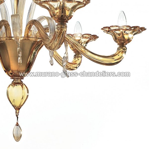 MURANO GLASS CHANDELIERSۥꥢͥ󥬥饹ǥꥢ6COLOMBINAסW900H700mm