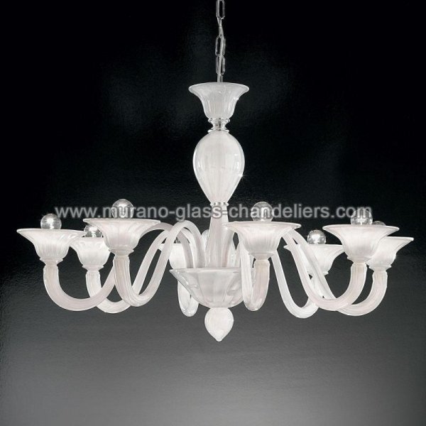 MURANO GLASS CHANDELIERSۥꥢͥ󥬥饹ǥꥢ8ERMESסW880H540mm