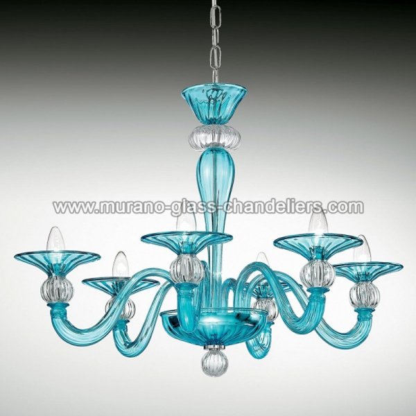 MURANO GLASS CHANDELIERSۥꥢͥ󥬥饹ǥꥢ8ERMIONEסW900H540mm