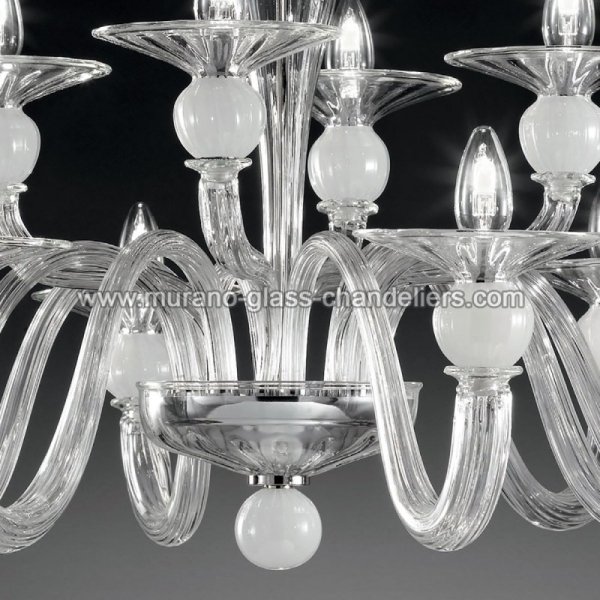 MURANO GLASS CHANDELIERSۥꥢͥ󥬥饹ǥꥢ12ERMIONEסW900H540mm