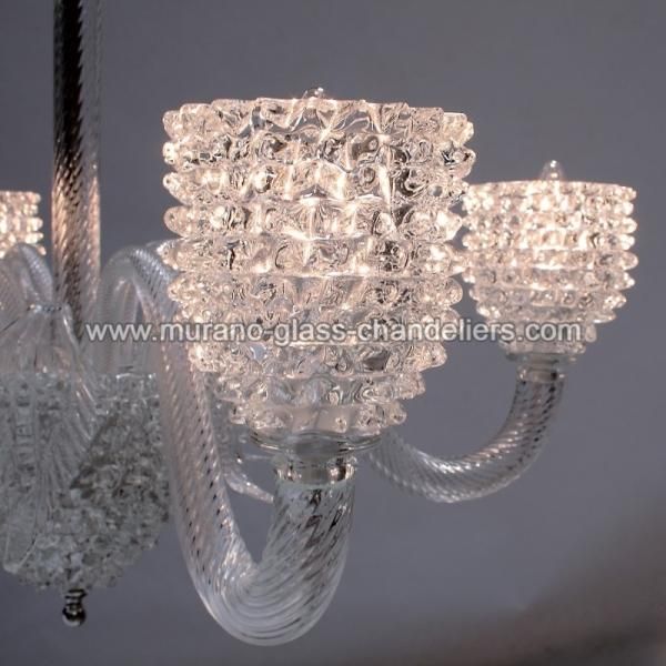 MURANO GLASS CHANDELIERSۥꥢͥ󥬥饹ǥꥢ6GHIACCIOסW860H920mm