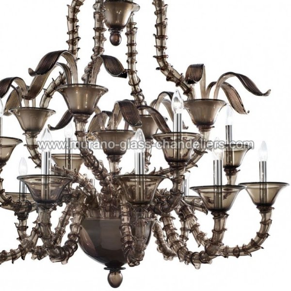 MURANO GLASS CHANDELIERSۥꥢͥ󥬥饹ǥꥢ12GIANOסW1100H1400mm