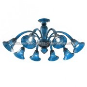 【MURANO GLASS CHANDELIERS】イタリア・ヴェネチアンガラスシャンデリア8灯「GIUSTO」（W900×H710mm）<img class='new_mark_img2' src='https://img.shop-pro.jp/img/new/icons1.gif' style='border:none;display:inline;margin:0px;padding:0px;width:auto;' />