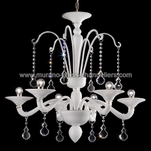 MURANO GLASS CHANDELIERSۥꥢͥ󥬥饹ǥꥢ6GOCCEסW850H750mm