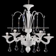 【MURANO GLASS CHANDELIERS】イタリア・ヴェネチアンガラスシャンデリア6灯「GOCCE」（W850×H750mm）<img class='new_mark_img2' src='https://img.shop-pro.jp/img/new/icons1.gif' style='border:none;display:inline;margin:0px;padding:0px;width:auto;' />